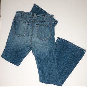 Current/Elliott Jeans - Current/Elliot The High Waist Bell in Canteen Blue Current/Elliott Jeans - Current/Elliot The High Waist Bell in Canteen Blue
